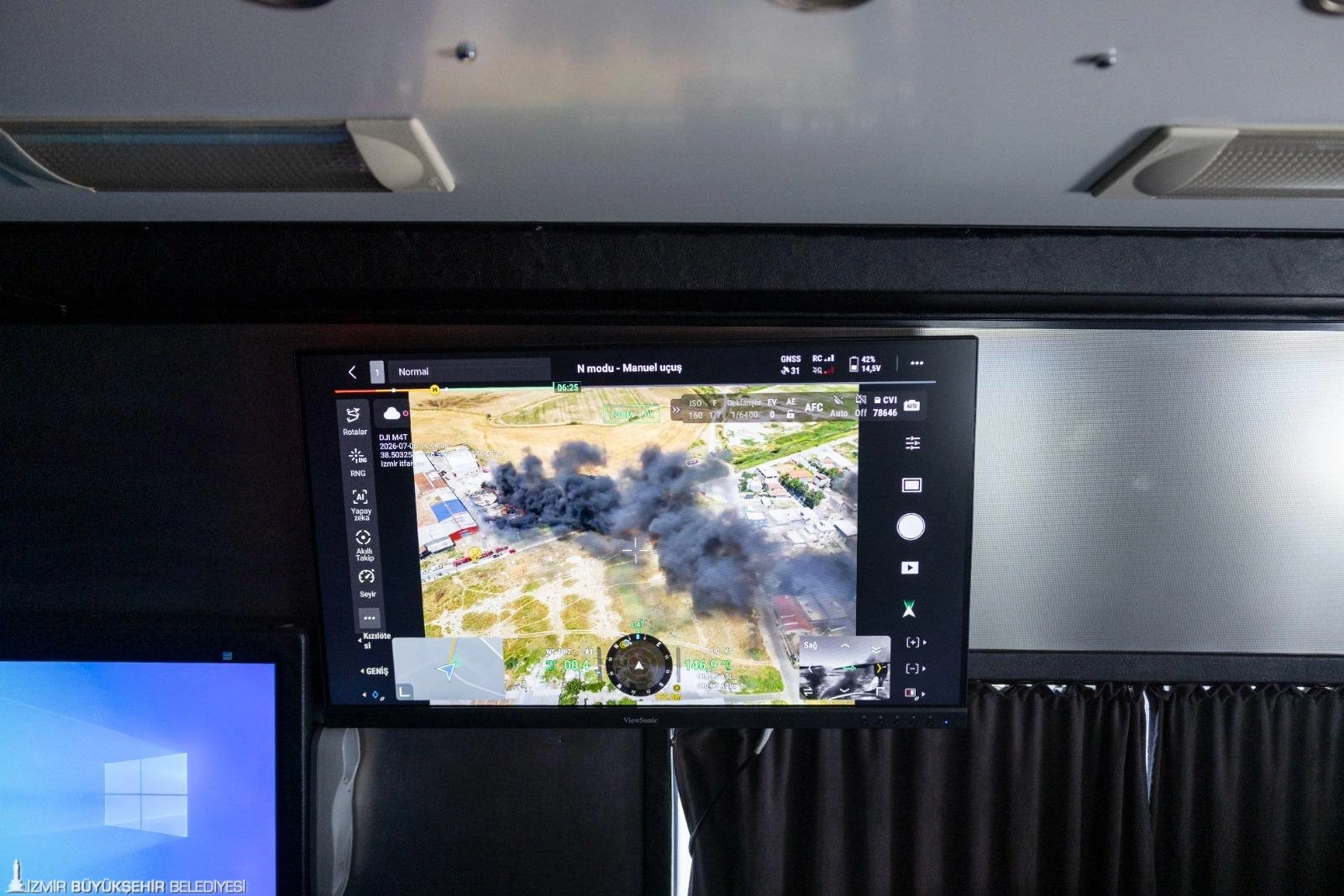 Yangınla mücadelede yapay zeka dönemi: İzmir İtfaiyesi'ne yeni nesil dron