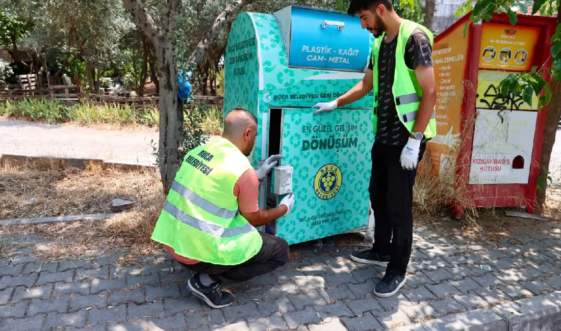Buca Belediyesi, ilçenin dört bir yanını geri dönüşüm kumbaralarıyla donatarak