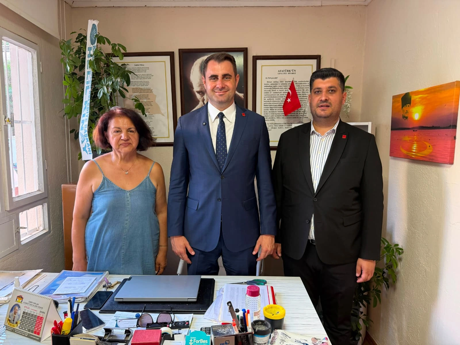 CHP’nin seçilmiş İzmir İl Başkanı Çağatay Güç, ADD Karabağlar Şubesi’nde