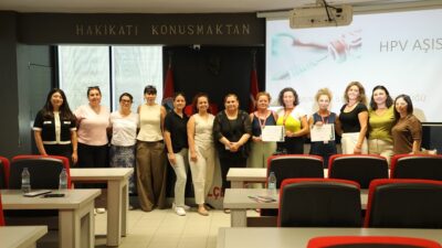 Menderes Belediyesi, kadın çalışanlara Menderes İlçe Sağlık Müdürlüğü ile birlikte