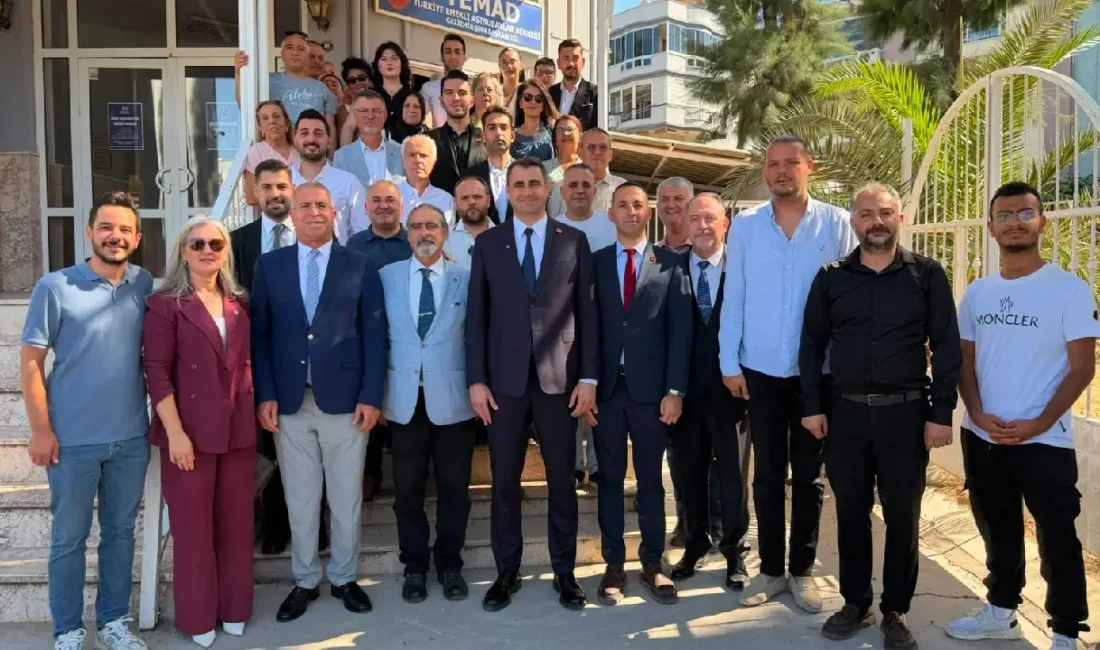 TEMAD Gaziemir Şubesi'ni ziyaret eden CHP İzmir'in seçilmiş İl Başkanı