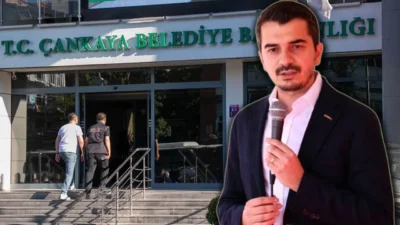 Ankara'da Çankaya Belediyesi'ne yönelik düzenlenen operasyon kapsamında Esenboğa Havalimanı'nda gözaltına