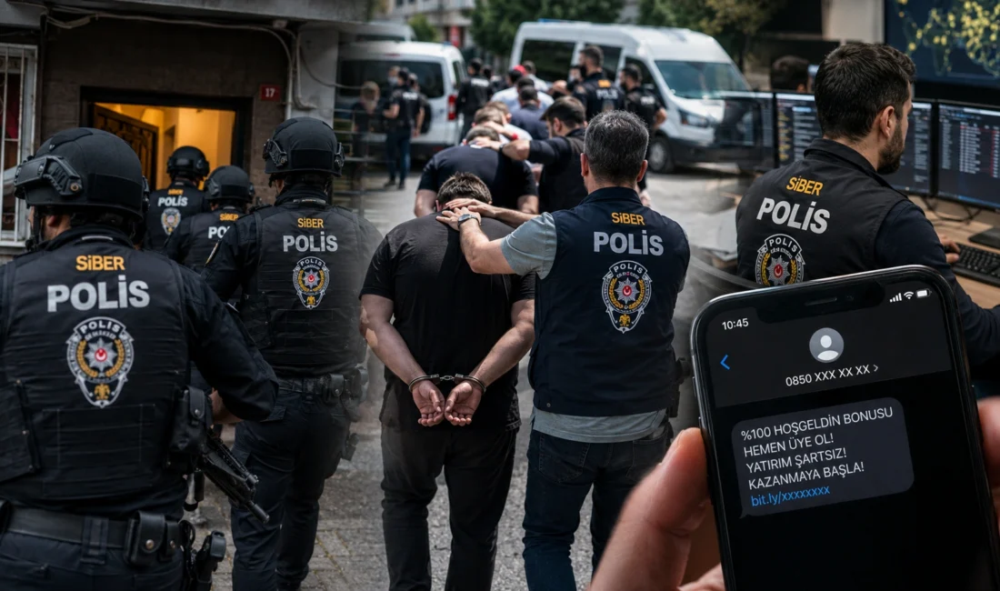 İstanbul merkezli yürütülen operasyonda, vatandaşların cep telefonlarına 0850'li hatlar üzerinden