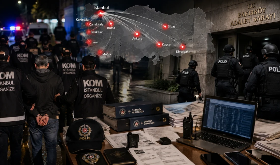 Bakırköy Cumhuriyet Başsavcılığı’nın yürüttüğü soruşturma kapsamında, yeni nesil silahlı suç