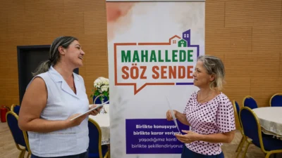 İzmir Büyükşehir Belediyesi’nin Odakİzmir projesi kapsamında sürdürdüğü “Mahallede Söz Sende”
