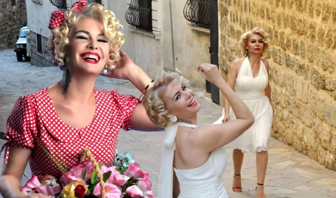 Mardin'de kamuoyunda "Mardinli Marilyn Monroe" olarak tanınan Melek Akarmut, 15