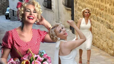 Mardin'de kamuoyunda "Mardinli Marilyn Monroe" olarak tanınan Melek Akarmut, 15