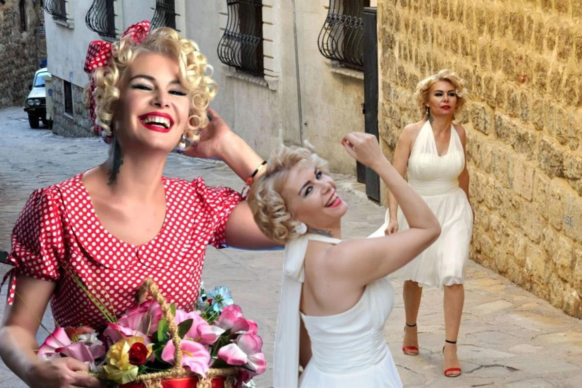Mardin'de kamuoyunda "Mardinli Marilyn Monroe" olarak tanınan Melek Akarmut, 15