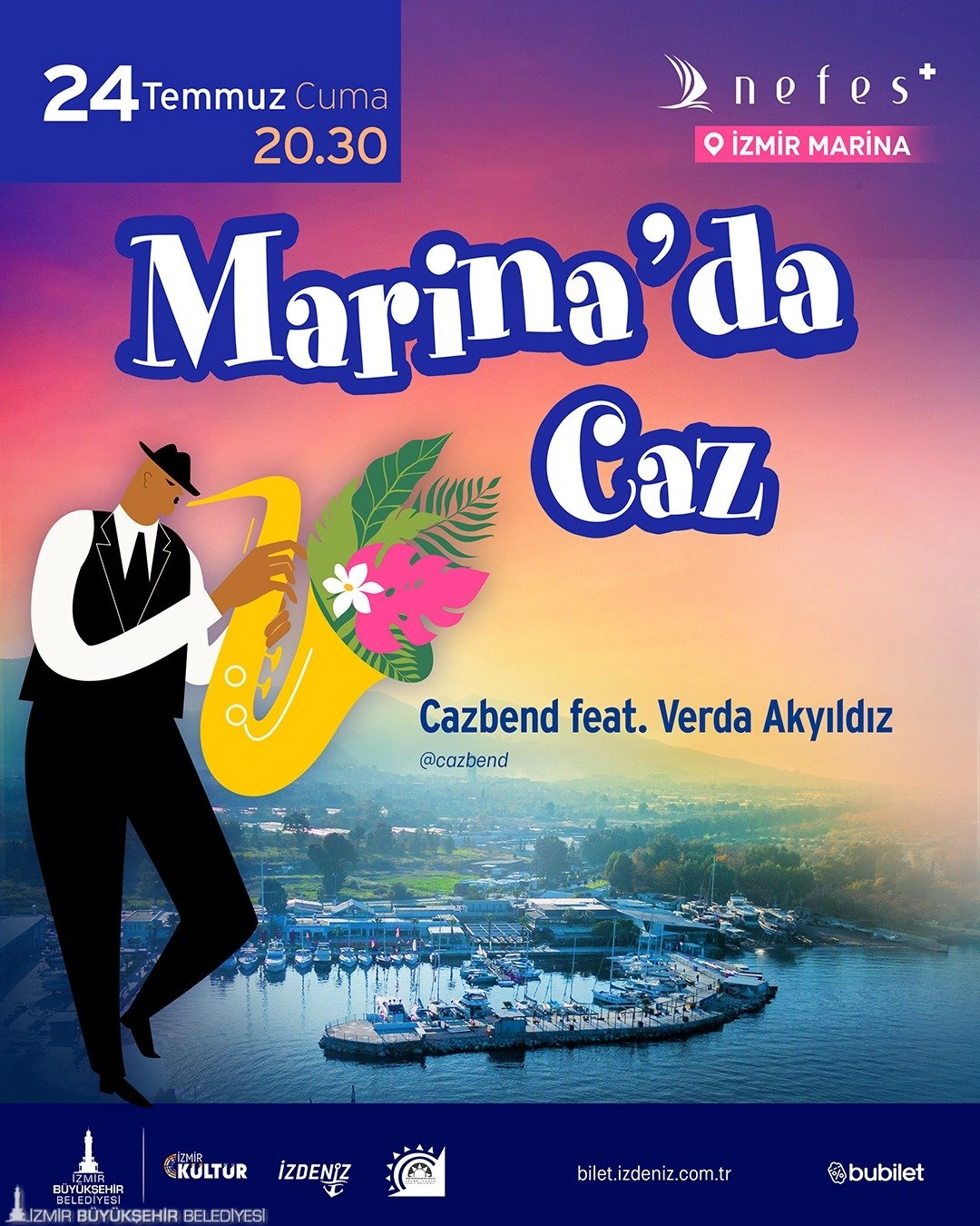 İzmir Marina'da yaz akşamları müzikle buluşuyor