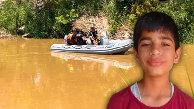 Aydın’ın İncirliova ilçesinde serinlemek için Büyük Menderes Nehri’ne giren ve