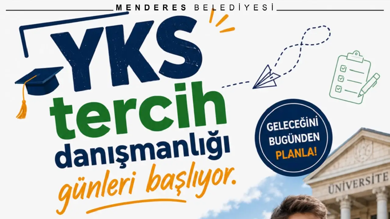 YKS tercihlerinde Menderes Belediyesi desteği: Gençlere ücretsiz danışmanlık