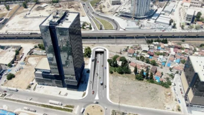 İzmir Büyükşehir Belediyesi'nin, Mürselpaşa Bulvarı'ndaki trafik yoğunluğunu azaltacak Mürselpaşa Karayolu