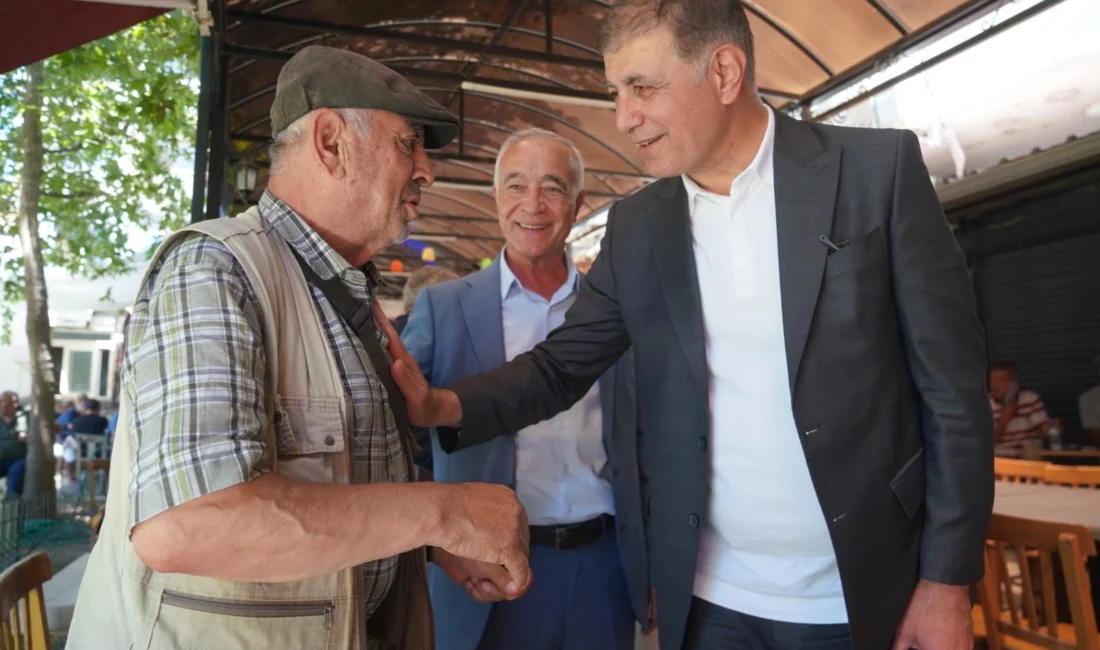 İzmir Büyükşehir Belediye Başkanı Dr. Cemil Tugay, Seferihisar'da devam eden