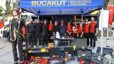 Buca Belediyesi ve İZ-AFED iş birliğiyle düzenlenen 17 Ağustos anma