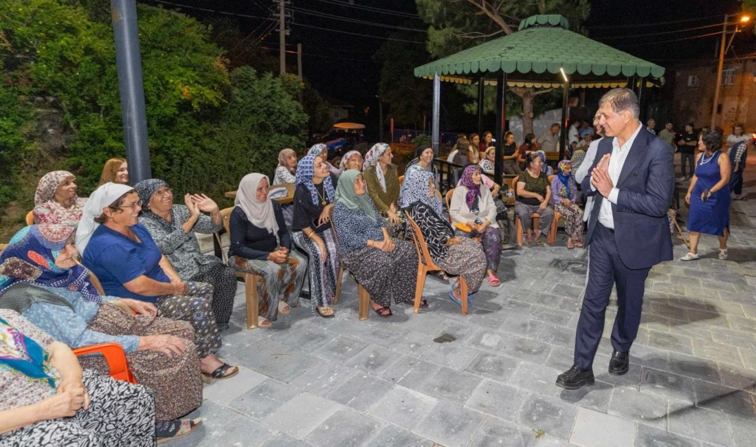 İzmir Büyükşehir Belediye Başkanı Dr. Cemil Tugay, Beydağ’ın Erikli Mahallesi’ne