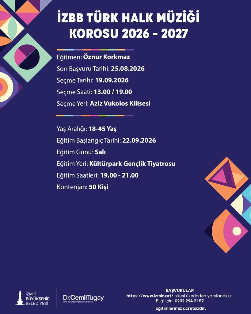 Büyükşehir’in ücretsiz sanat eğitimleri başlıyor: Başvuru tarihleri belirlendi