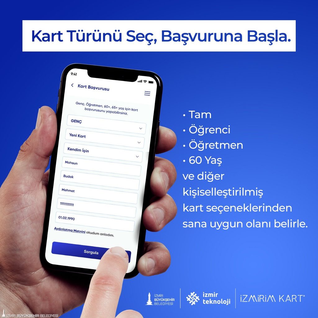 Kişiselleştirilmiş İzmirim Kart’a başvurmak artık çok kolay