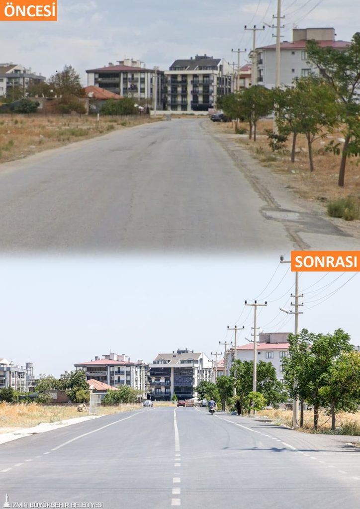 Bergama’da yollar yenileniyor, ulaşım daha güvenli hale geliyor: Tozdan geçilmiyordu; şimdi mükemmel oldu