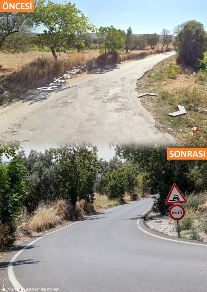 Bergama’da yollar yenileniyor, ulaşım daha güvenli hale geliyor: Tozdan geçilmiyordu; şimdi mükemmel oldu