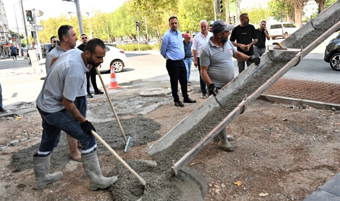 Bornova Belediyesi, ilçenin ana ulaşım akslarından Mustafa Kemal Caddesi'nde yaya