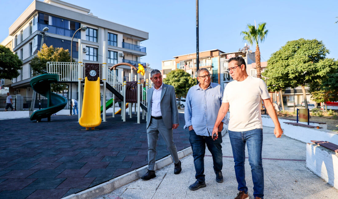 Buca Belediyesi, ilçe genelindeki parklarda oyun grupları, spor aletleri ve