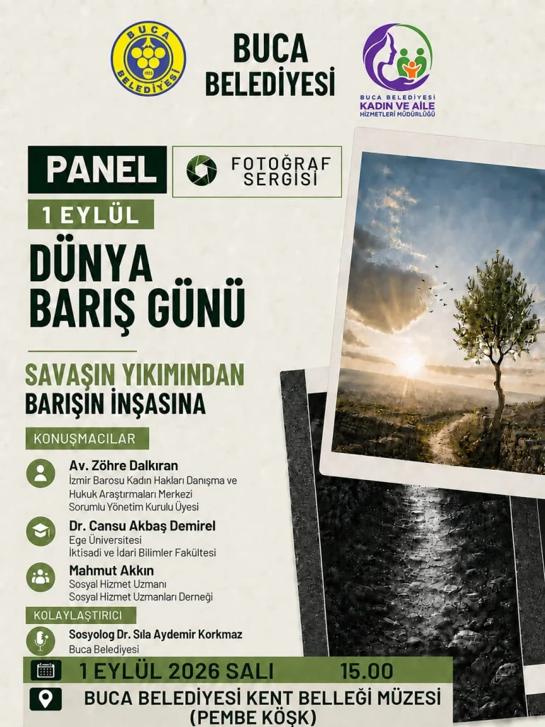 Buca’da savaşın yıkımına karşı barışın sesi yükselecek