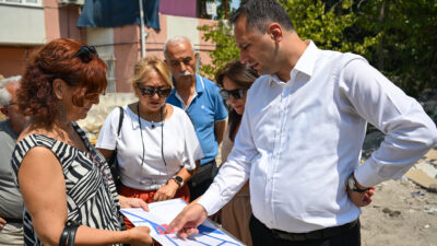 Bornova Belediyesi ve İzmir Büyükşehir Belediyesi iş birliğiyle Serintepe Mahallesi’nde