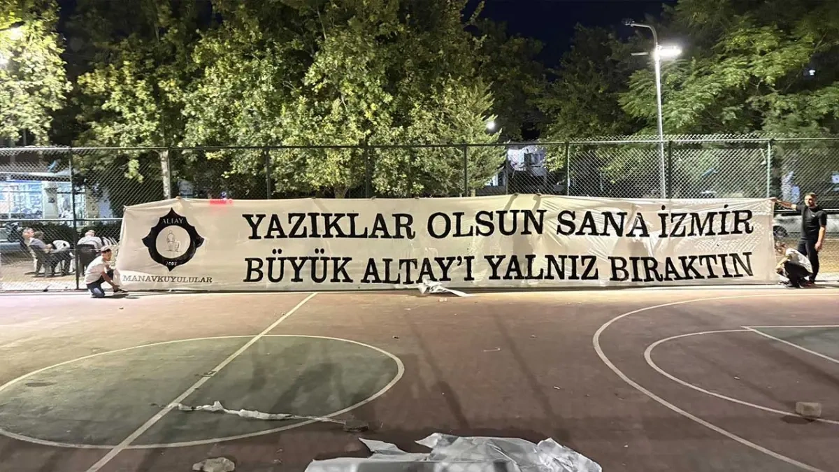 112 yıllık koca çınar kayyımın eşiğinde: Altaylı taraftardan İzmir’e sitem