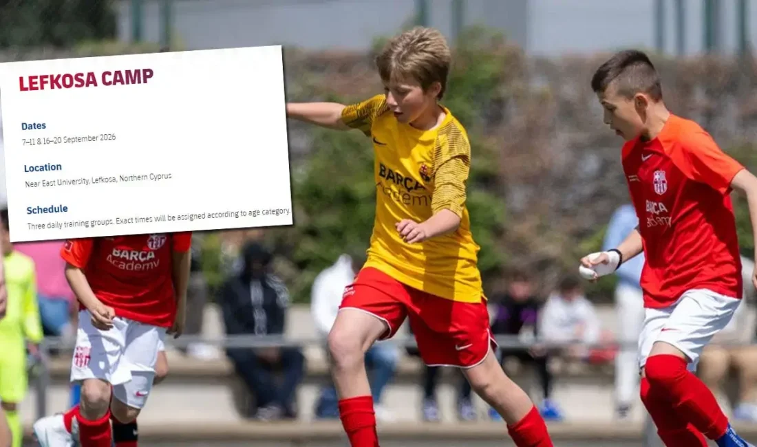 İspanyol devi Barcelona’nın Kuzey Kıbrıs Türk Cumhuriyeti’nde (KKTC) çocuklara yönelik