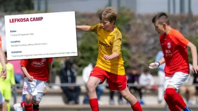 İspanyol devi Barcelona’nın Kuzey Kıbrıs Türk Cumhuriyeti’nde (KKTC) çocuklara yönelik