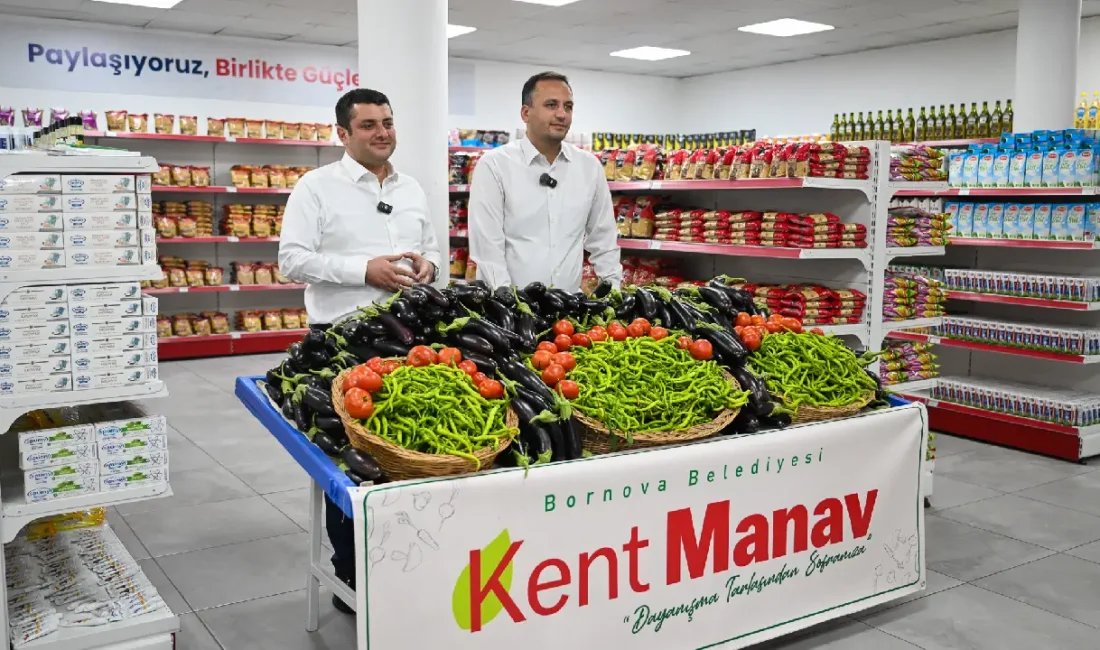 Bornova Belediyesi, Yakaköy Doğal Tarım Çiftliği’nde ürettiği tonlarca sebzeyi dar