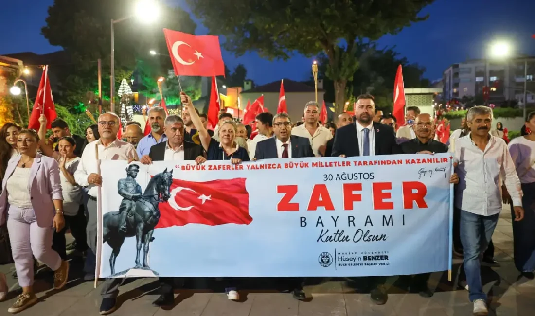 Buca’da 30 Ağustos Zafer Bayramı’nın 104’üncü yıl dönümü, Zafer Yürüyüşü,