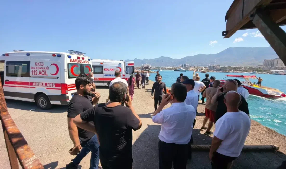 Kuzey Kıbrıs Türk Cumhuriyeti tarihinin en büyük deniz felaketinde arama-kurtarma