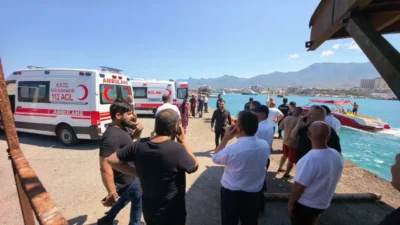 Kuzey Kıbrıs Türk Cumhuriyeti tarihinin en büyük deniz felaketinde arama-kurtarma