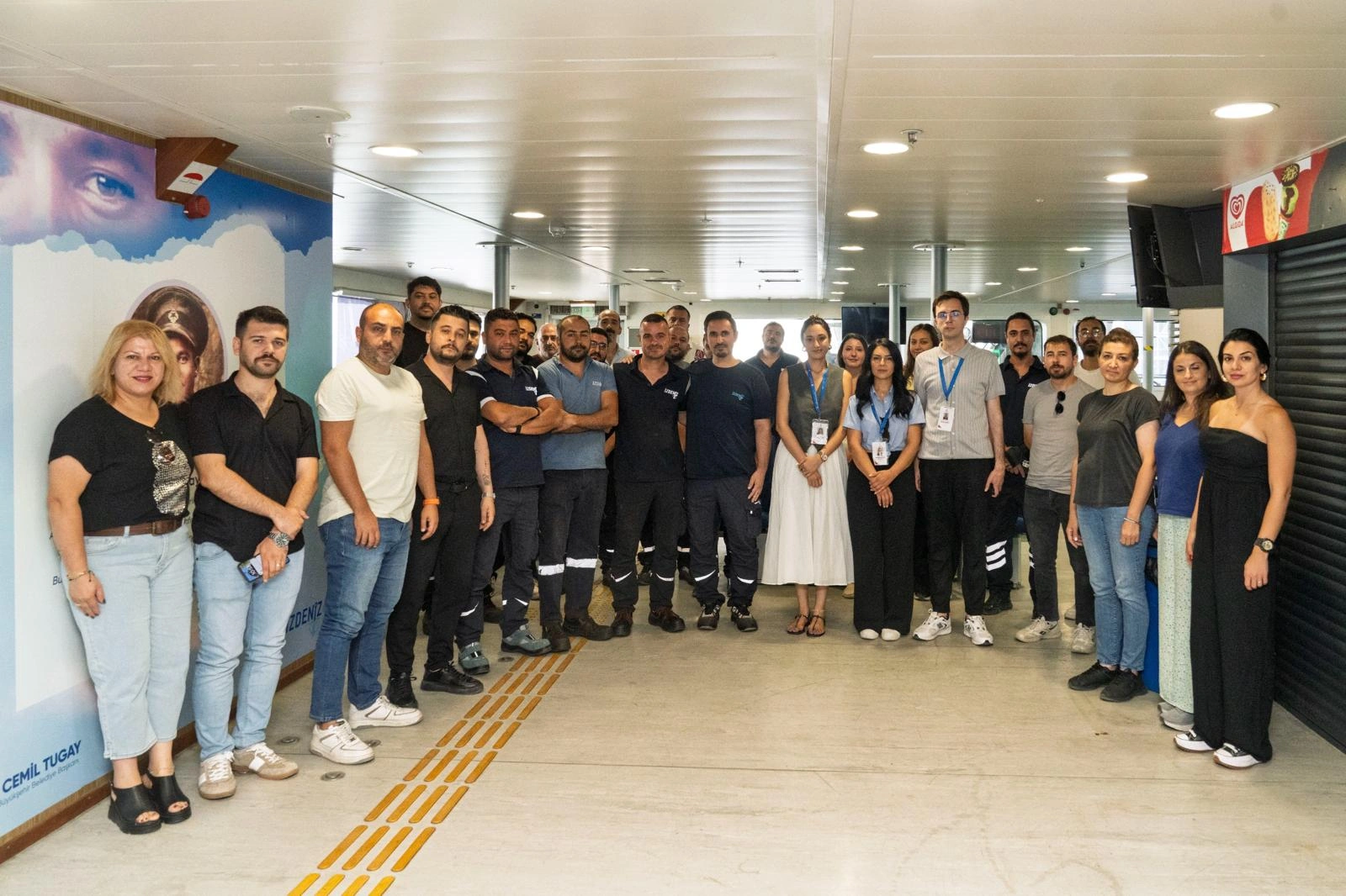 İZDENİZ personeline afet ve yangın eğitimi: Bostanlı feribotunda tatbikat! 1 İZDENİZ personeline afet ve yangın eğitimi: Bostanlı feribotunda tatbikat!