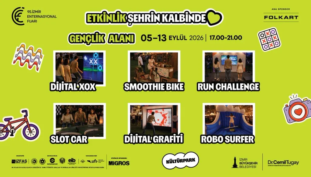 İzmir Enternasyonal Fuarı kapılarını açıyor! Çocuklar ve gençler için Kültürpark'ta dev şölen...