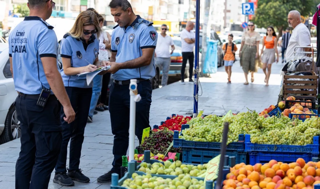 İzmir Büyükşehir Belediyesi zabıta ekipleri, Mithatpaşa, İnönü ve Balçova Ata
