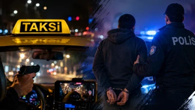 İzmir’de bindiği ticari taksilerde sürücülere yönelik silahlı eylem gerçekleştireceğini söyleyerek
