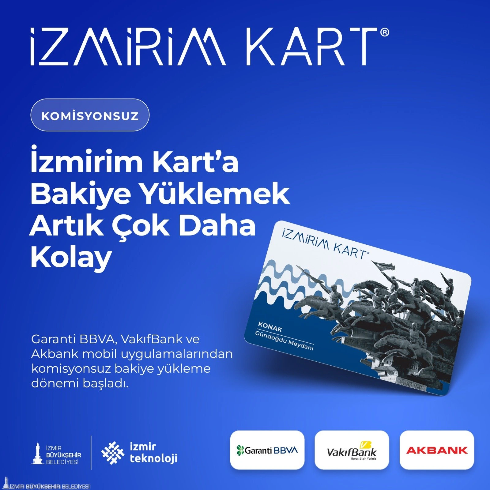 İzmirim Kart’a bakiye yüklemek artık çok daha kolay