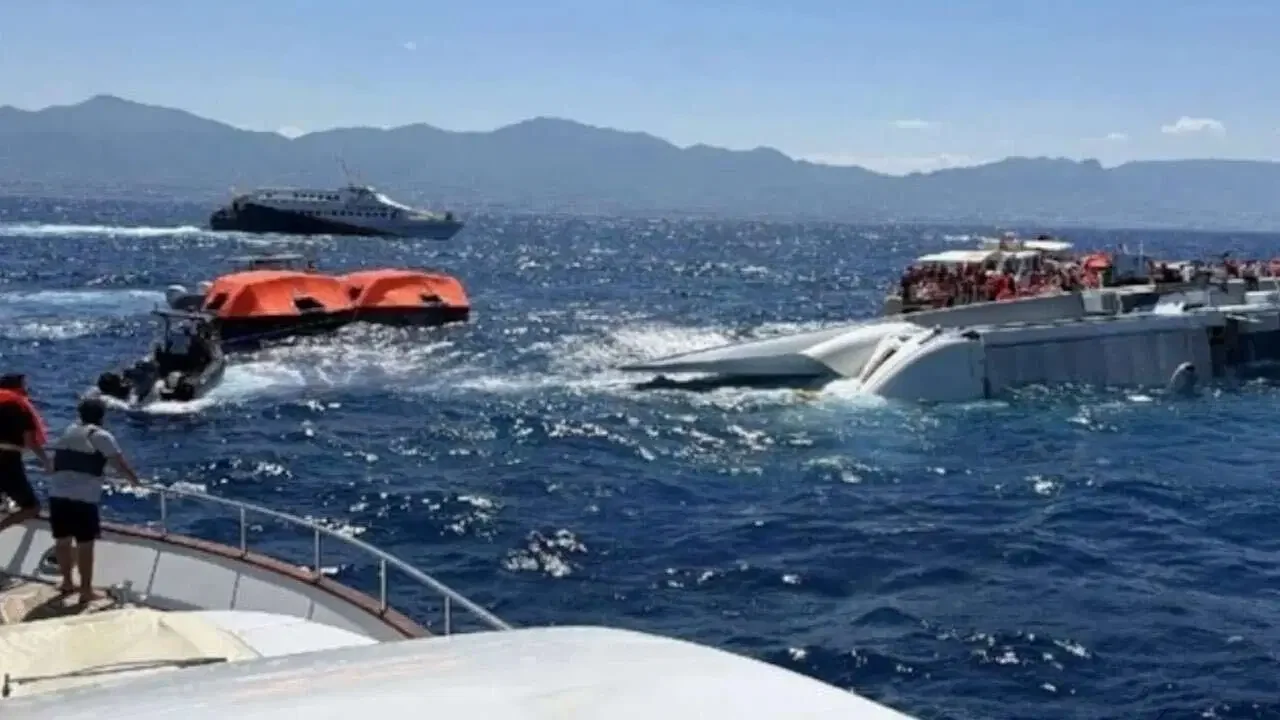 KKTC’nin Girne kentinde batan katamaran tipi yolcu gemisinden sağ kurtulan
