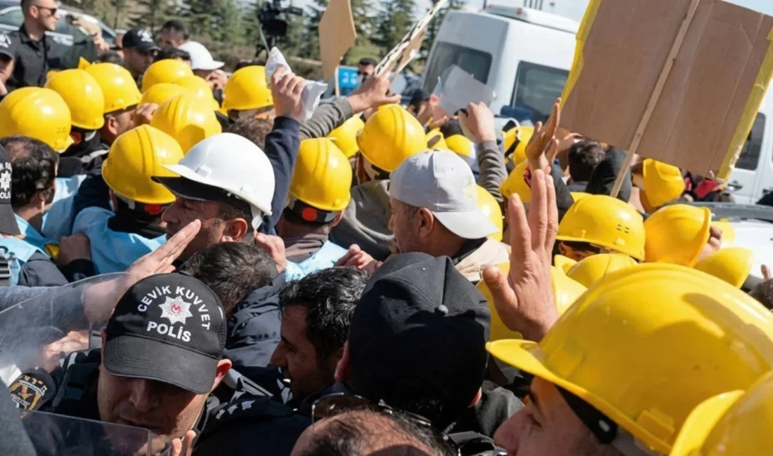 Ankara’da Enerji ve Tabii Kaynaklar Bakanlığı önünde sekiz gündür hak