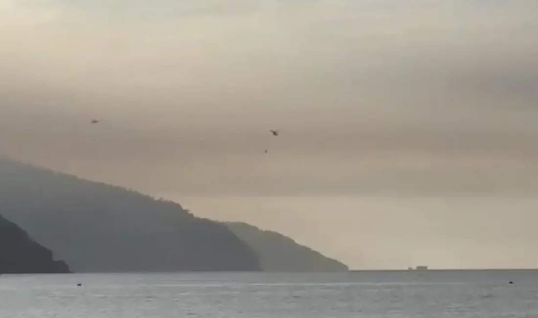 Muğla’nın Marmaris ilçesinde karadan ulaşımın bulunmadığı sahil kesiminde başlayan ve