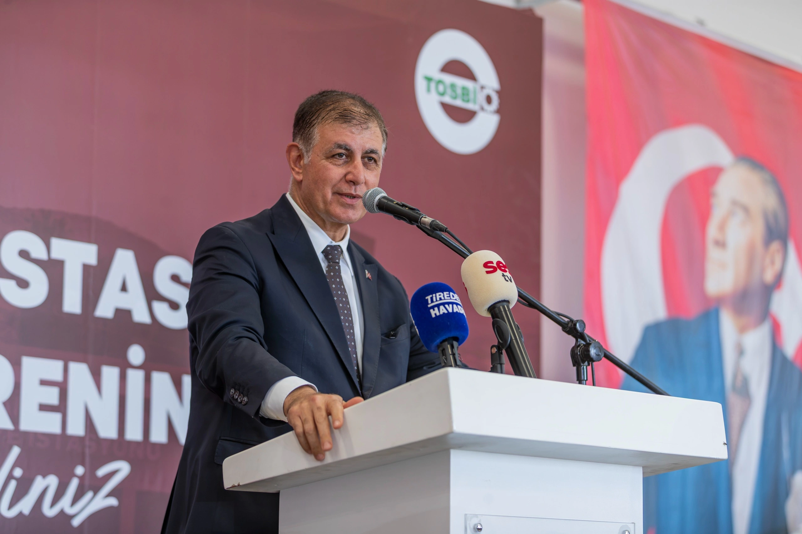 İzmir sanayisine "robotik" güvenlik kalkanı! TOSBİ İtfaiye Hizmet Binası açıldı!