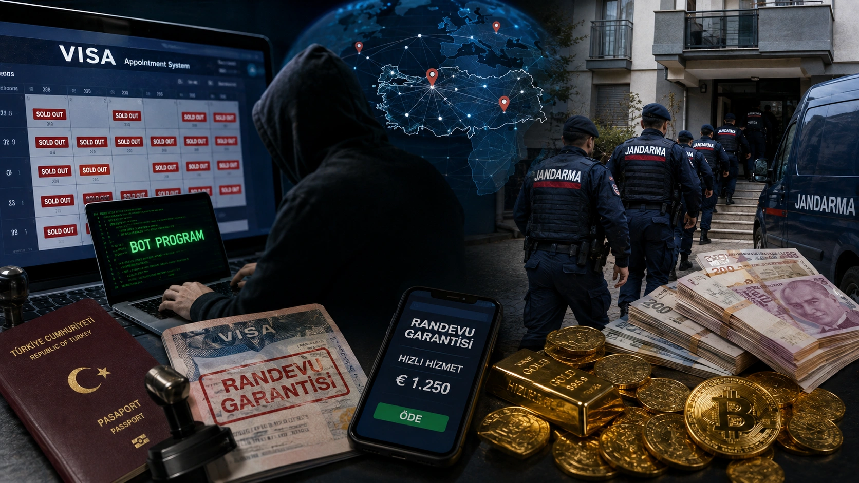 İzmir’in de aralarında bulunduğu 6 ilde vize randevu sistemlerini bot