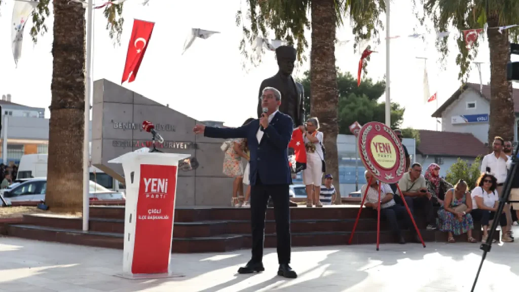 YENİ Parti Çiğli İlçe Başkanlığı açıldı: "Siyaset insan hayatına dokunursa değerlidir"