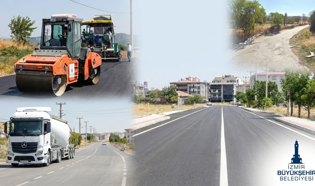 İzmir Büyükşehir Belediyesi, Bergama'nın ilçe merkezi ve kırsal mahallelerinde sürdürdüğü