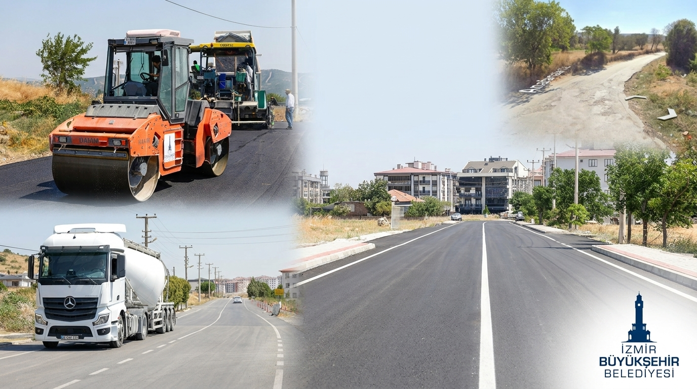 İzmir Büyükşehir Belediyesi, Bergama'nın ilçe merkezi ve kırsal mahallelerinde sürdürdüğü