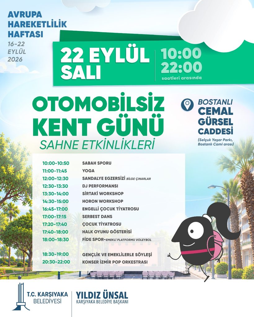 Bostanlı’da otomobilsiz gün