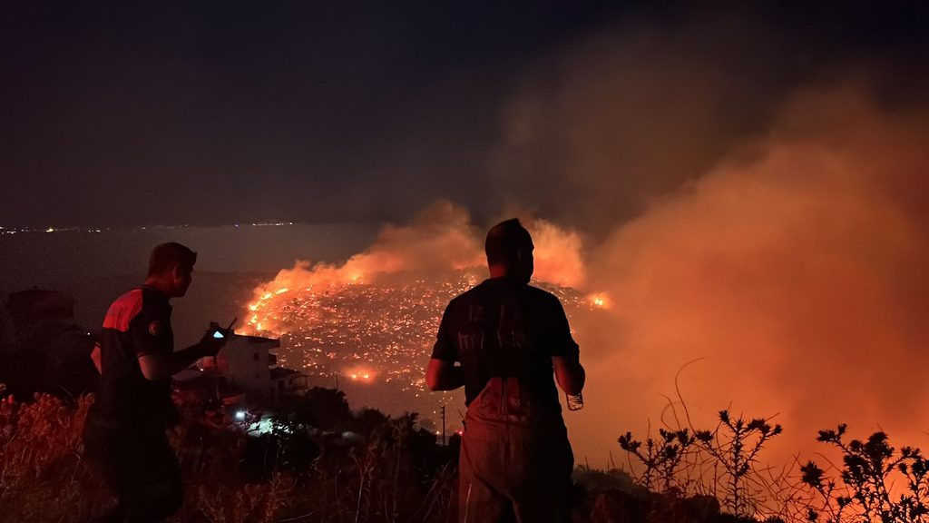 İzmir’in yangınla mücadelesinde dijital güç