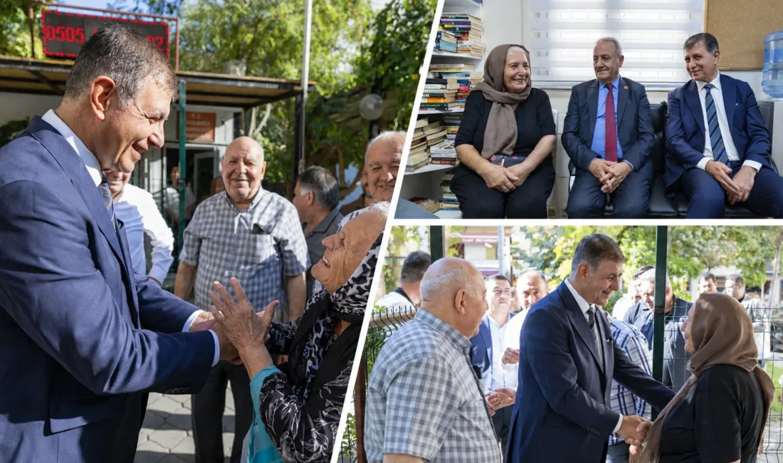 İzmir Büyükşehir Belediye Başkanı Dr. Cemil Tugay, Buca’nın sorunlarını yerinde